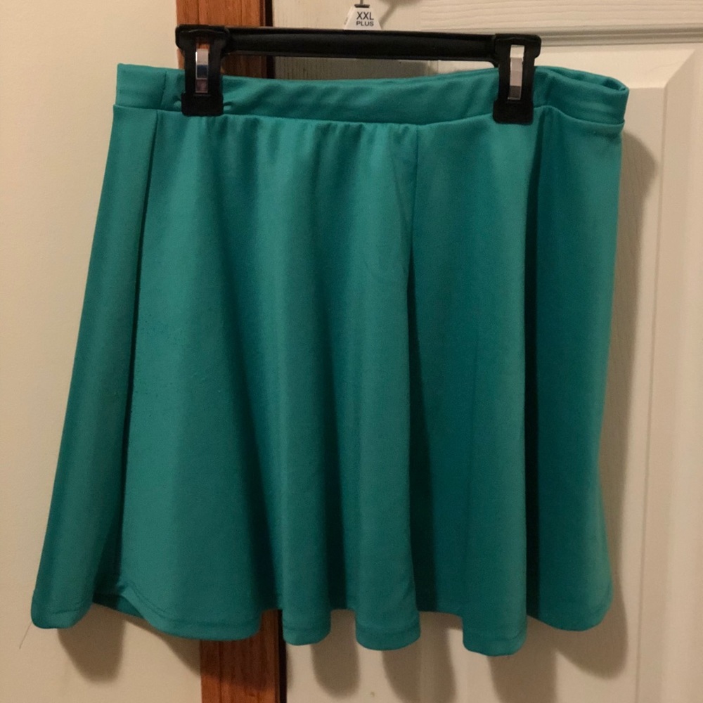 Teal skirt